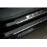 Накладки на пороги (8 шт/комп, carbon) Skoda Octavia A7 (2013- ) бренд – Alu-Frost (Польша) дополнительное фото – 1